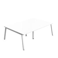 Synergy Meeting Table (FSC) : A-Frame Leg : 2400 1600 White/White