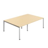 Synergy Meeting Table (FSC) : Goal Post Leg : 2400 1600 Maple/White