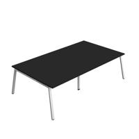 Synergy Meeting Table (FSC) : A-Frame Leg : 2800 1600 Black/Silver