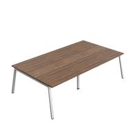 Synergy Meeting Table (FSC) : A-Frame Leg : 2800 1600 Dark Walnut/Silver