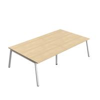 Synergy Meeting Table (FSC) : A-Frame Leg : 2800 1600 Nova Oak/Silver