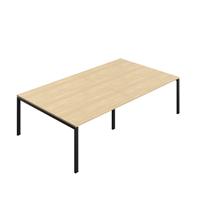Synergy Meeting Table (FSC) : Goal Post Leg : 2800 1600 Nova Oak/Black