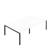 Synergy Meeting Table (FSC) : Goal Post Leg : 2800 1600 White/Black