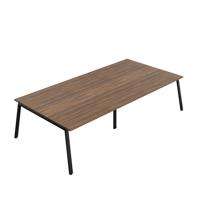 Synergy Meeting Table (FSC) : A-Frame Leg : 3200 1600 Dark Walnut/Black