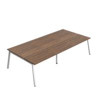 Synergy Meeting Table (FSC) : A-Frame Leg : 3200 1600 Dark Walnut/White