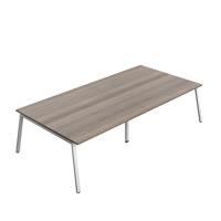Synergy Meeting Table (FSC) : A-Frame Leg : 3200 1600 Grey Oak/Silver