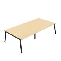 Synergy Meeting Table (FSC) : A-Frame Leg : 3200 1600 Maple/Black