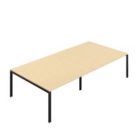 Synergy Meeting Table (FSC) : Goal Post Leg : 3200 1600 Maple/Black