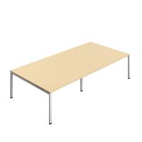 Synergy Meeting Table (FSC) : Goal Post Leg : 3200 1600 Maple/Silver