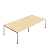 Synergy Meeting Table (FSC) : Goal Post Leg : 3200 1600 Maple/White