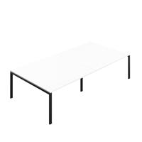 Synergy Meeting Table (FSC) : Goal Post Leg : 3200 1600 White/Black