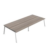 Synergy Meeting Table (FSC) : A-Frame Leg : 3600 1600 Grey Oak/White