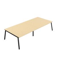 Synergy Meeting Table (FSC) : A-Frame Leg : 3600 1600 Maple/Black