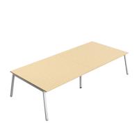 Synergy Meeting Table (FSC) : A-Frame Leg : 3600 1600 Maple/Silver