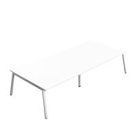 Synergy Meeting Table (FSC) : A-Frame Leg : 3600 1600 White/Silver