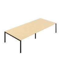Synergy Meeting Table (FSC) : Goal Post Leg : 3600 1600 Maple/Black
