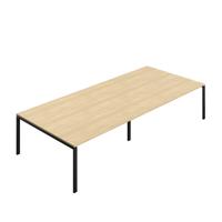 Synergy Meeting Table (FSC) : Goal Post Leg : 3600 1600 Nova Oak/Black