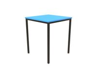 Titan Welded Frame Table 600x600x710 Blue/Black