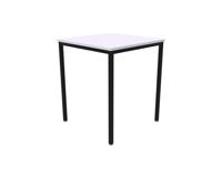 Titan Welded Frame Table 600x600x710 White/Black