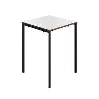 Titan Welded Frame Table 600x600x760 White/Black