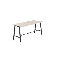 Titan High Maker Rectangular Table  1200 X 1000 Black/Grey