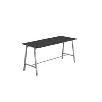 Titan High Maker Rectangular Table  1200 X 1000 Silver/Black