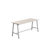 Titan High Maker Rectangular Table  1200 X 1000 Silver/Grey