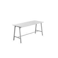 Titan High Maker Rectangular Table  1200 X 1000 Silver/White
