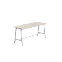 Titan High Maker Rectangular Table  1200 X 1000 White/Grey