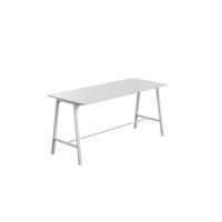 Titan High Maker Rectangular Table  1200 X 1000 White/White