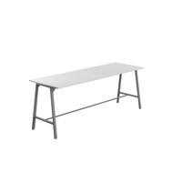 Titan High Maker Rectangular Table  1500 X 1000 Anthracite/White