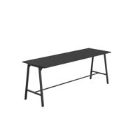 Titan High Maker Rectangular Table  1500 X 1000 Black/Black