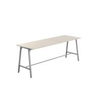 Titan High Maker Rectangular Table  1500 X 1000 Silver/Grey