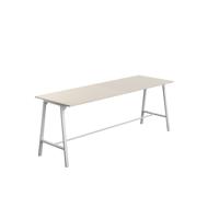 Titan High Maker Rectangular Table  1500 X 1000 White/Grey