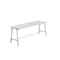 Titan High Maker Rectangular Table  1500 X 1000 White/White