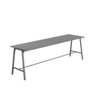 Titan High Maker Rectangular Table  1800 X 1000 Anthracite/Anthracite