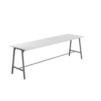Titan High Maker Rectangular Table  1800 X 1000 Anthracite/White