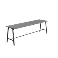 Titan High Maker Rectangular Table  1800 X 1000 Black/Anthracite