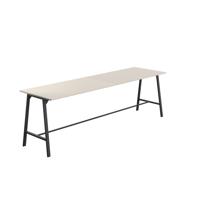 Titan High Maker Rectangular Table  1800 X 1000 Black/Grey