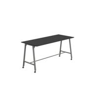 Titan Mobile High Maker Rectangular Table  1200 X 1000 Anthracite/Black