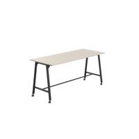Titan Mobile High Maker Rectangular Table  1200 X 1000 Black/Grey