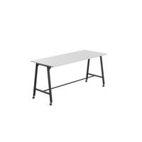 Titan Mobile High Maker Rectangular Table  1200 X 1000 Black/White