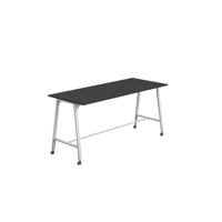 Titan Mobile High Maker Rectangular Table  1200 X 1000 White/Black