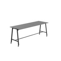 Titan Mobile High Maker Rectangular Table  1500 X 1000 Black/Anthracite