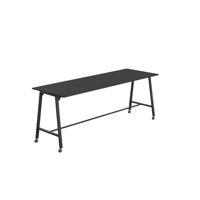 Titan Mobile High Maker Rectangular Table  1500 X 1000 Black/Black