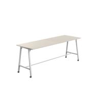 Titan Mobile High Maker Rectangular Table  1500 X 1000 White/Grey