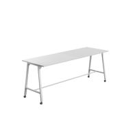 Titan Mobile High Maker Rectangular Table  1500 X 1000 White/White