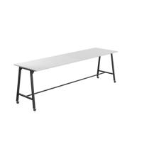Titan Mobile High Maker Rectangular Table  1800 X 1000 Black/White