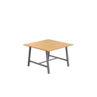 Titan Low Maker Rectangular Table  1200 X 1000 Anthracite/Ellmau Beech