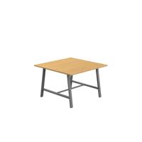 Titan Low Maker Rectangular Table  1200 X 1000 Anthracite/Sorano Oak
